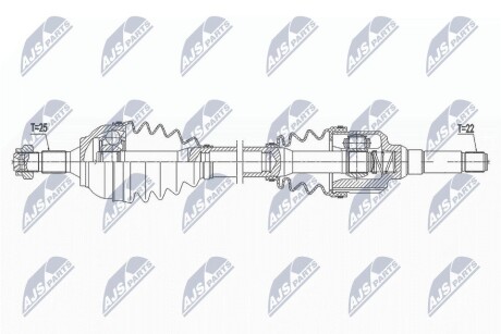 ПОЛУОСЬ NTY NPW-CT-113