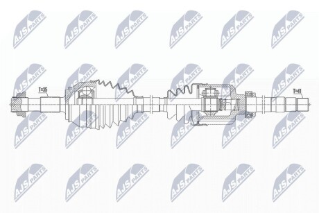 ПОЛУОСЬ NTY NPW-CT-119