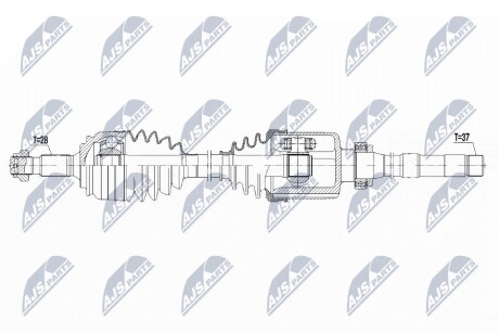 ПОЛУОСЬ NTY NPW-CT-121