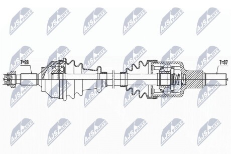 ПОЛУОСЬ NTY NPW-CT-133 (фото 1)