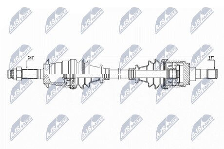 ПОЛУОСЬ NTY NPW-DA-000