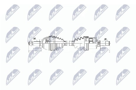 ПОЛУОСЬ NTY NPW-FR-055