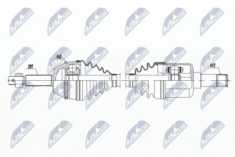 ПОЛУОСЬ NTY NPW-FR-062