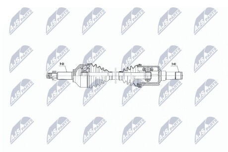 ПОЛУОСЬ NTY NPW-FR-075