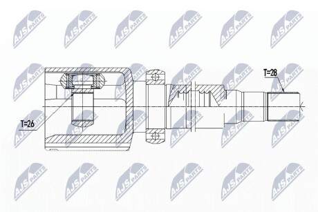 ШАРНИР РАВНЫХ УГЛОВЫХ СКОРОСТЕЙ NTY NPW-FR-085