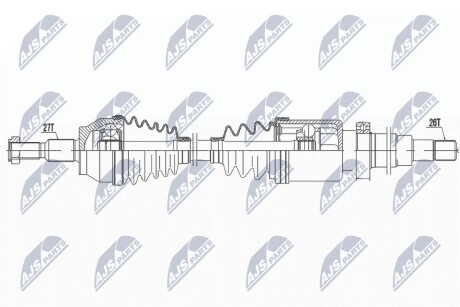 ПОЛУОСЬ NTY NPW-FR-131