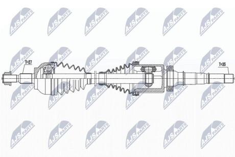 ПОЛУОСЬ NTY NPW-FR-135