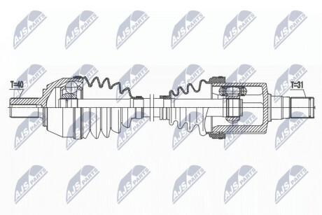 ПОЛУОСЬ NTY NPW-FR-155