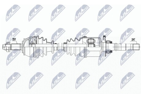 ПОЛУОСЬ NTY NPW-FT-020 (фото 1)