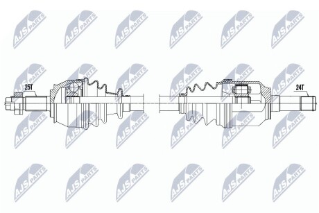 ПОЛУОСЬ NTY NPW-FT-021