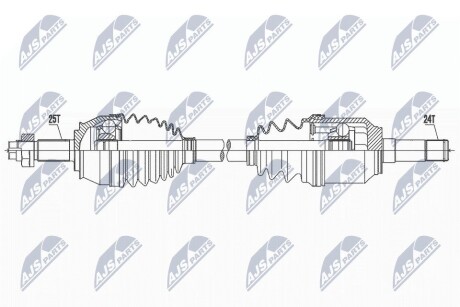 ПОЛУОСЬ NTY NPW-FT-055