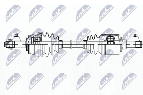 ПОЛУОСЬ NTY NPW-FT-075