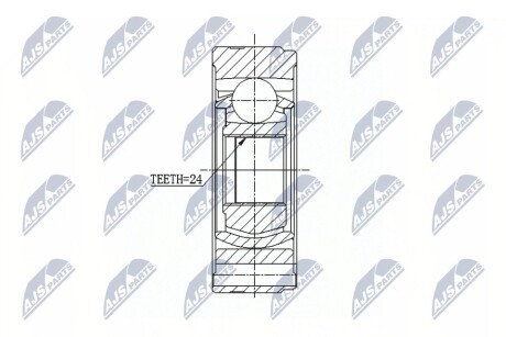 ШАРНИР РАВНЫХ УГЛОВЫХ СКОРОСТЕЙ NTY NPW-HY-521