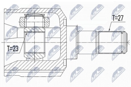 ШАРНИР РАВНЫХ УГЛОВЫХ СКОРОСТЕЙ NTY NPW-HY-531