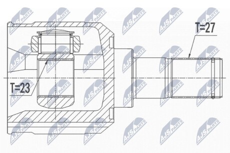 ШАРНИР РАВНЫХ УГЛОВЫХ СКОРОСТЕЙ NTY NPW-HY-546