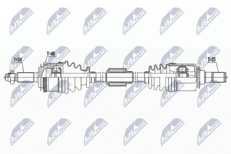 ПОЛУОСЬ NTY NPW-HY-547