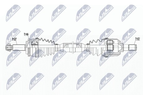 ПОЛУОСЬ NTY NPW-HY-559