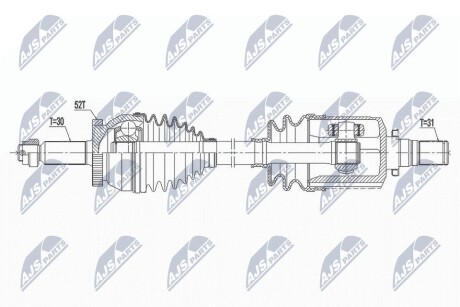 ПОЛУОСЬ NTY NPW-HY-561