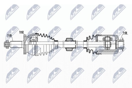 ПОЛУОСЬ NTY NPW-HY-575