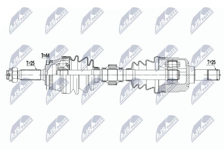 ПОЛУОСЬ NTY NPW-HY-591