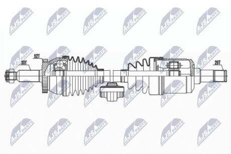 ПОЛУОСЬ NTY NPW-HY-597