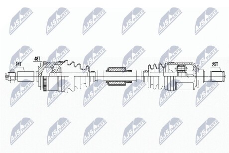 ПОЛУОСЬ NTY NPW-HY-622