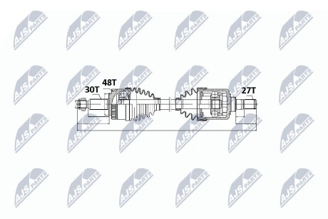 ПОЛУОСЬ NTY NPW-KA-326