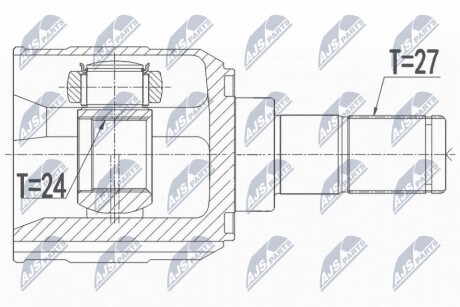 ШАРНИР РАВНЫХ УГЛОВЫХ СКОРОСТЕЙ NTY NPW-KA-365