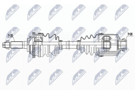 ПОЛУОСЬ NTY NPW-KA-370