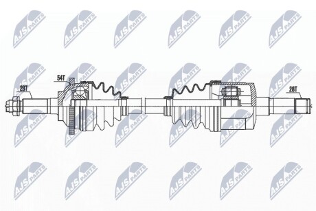 ПОЛУОСЬ NTY NPW-KA-372