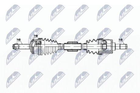 ПОЛУОСЬ NTY NPW-KA-382