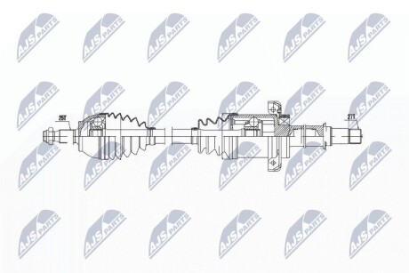 ПОЛУОСЬ NTY NPW-ME-029