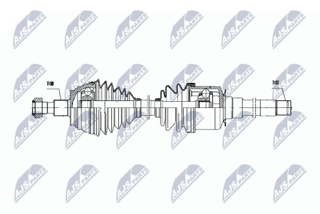 ПОЛУОСЬ NTY NPW-ME-048