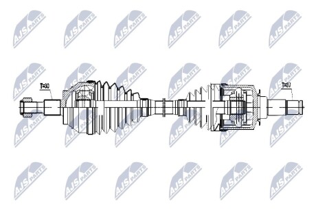 ПОЛУОСЬ NTY NPW-ME-055