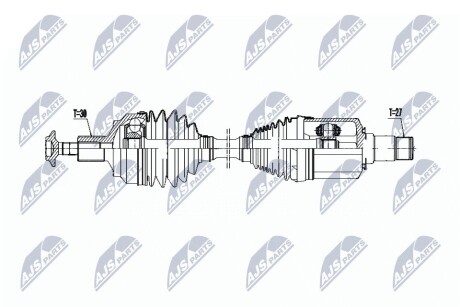 ПОЛУОСЬ NTY NPW-ME-061