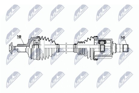 ПОЛУОСЬ NTY NPW-ME-063