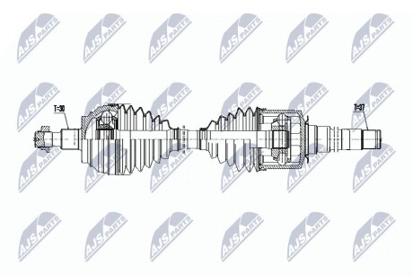 ПОЛУОСЬ NTY NPW-ME-069