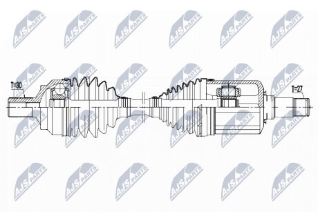 ПОЛУОСЬ NTY NPW-ME-098