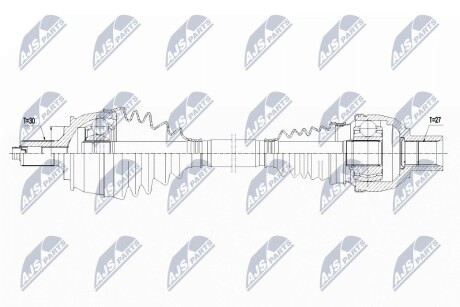 ПОЛУОСЬ NTY NPW-ME-114