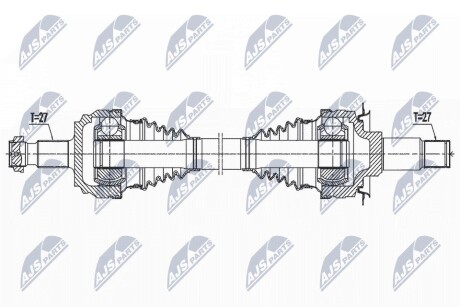 ПОЛУОСЬ NTY NPW-ME-148