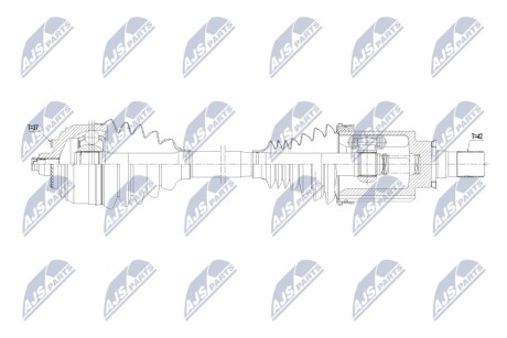 ПОЛУОСЬ NTY NPW-ME-170