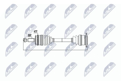 ПОЛУОСЬ NTY NPW-MS-001