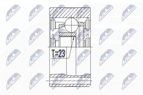 ШАРНИР РАВНЫХ УГЛОВЫХ СКОРОСТЕЙ NTY NPW-MS-048