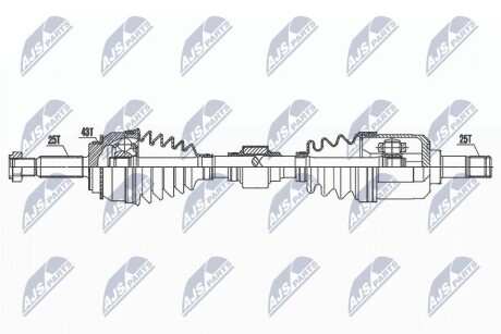 Полуось NTY NPW-MS-049