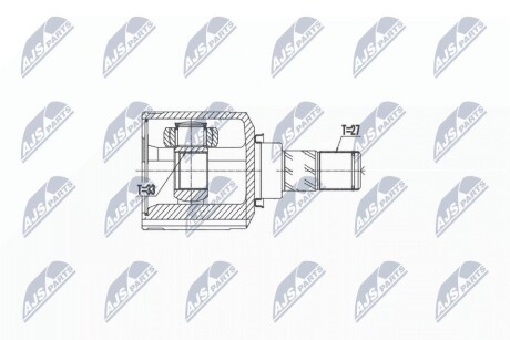 ШАРНИР РАВНЫХ УГЛОВЫХ СКОРОСТЕЙ NTY NPW-MS-052