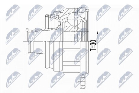 ШАРНИР РАВНЫХ УГЛОВЫХ СКОРОСТЕЙ NTY NPW-MS-056