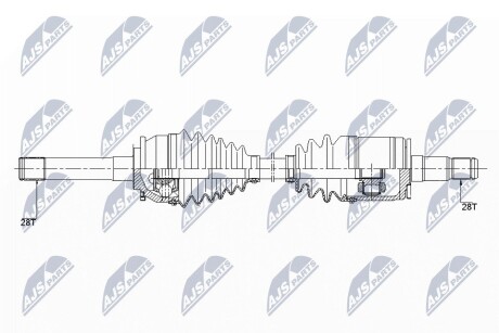 ПОЛУОСЬ NTY NPW-MS-059