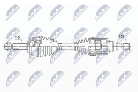 ПОЛУОСЬ NTY NPW-MS-063 (фото 1)