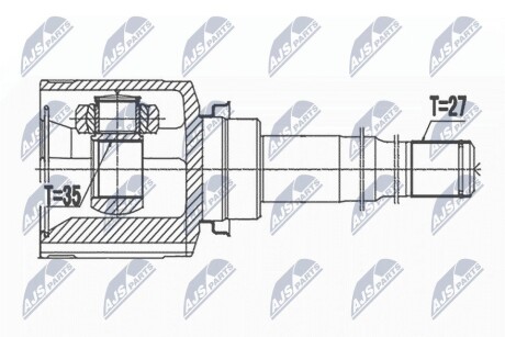 ШАРНИР РАВНЫХ УГЛОВЫХ СКОРОСТЕЙ NTY NPW-MS-070