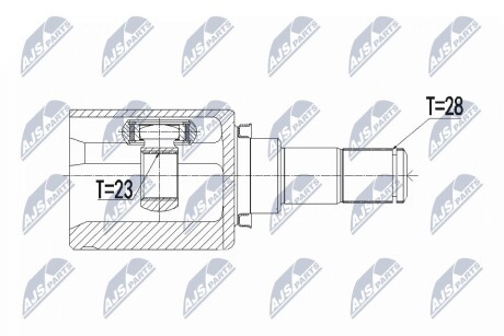 ШАРНИР РАВНЫХ УГЛОВЫХ СКОРОСТЕЙ NTY NPW-MZ-055